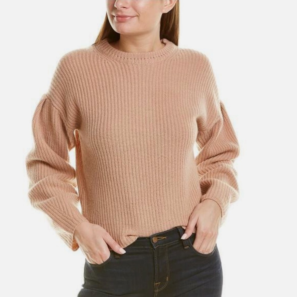 360 SWEATER
Ambrose Puff Sleeves Cashmere Pullover